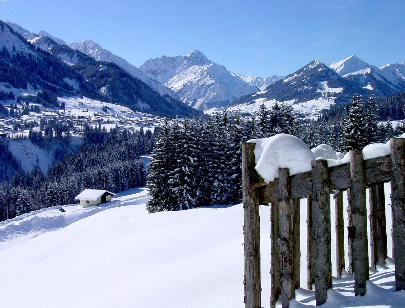 Hirschegg im Winter